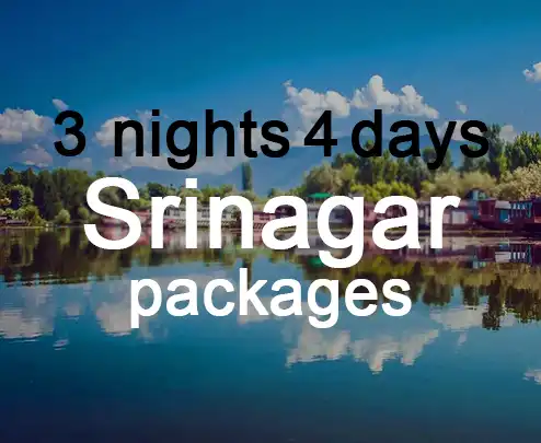 3 nights 4 days srinagar packages
