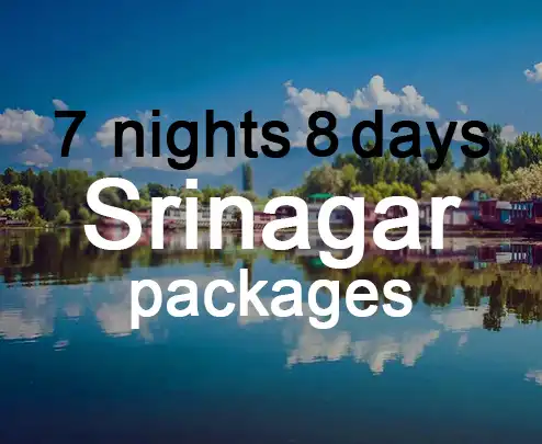 7 nights 8 days srinagar packages