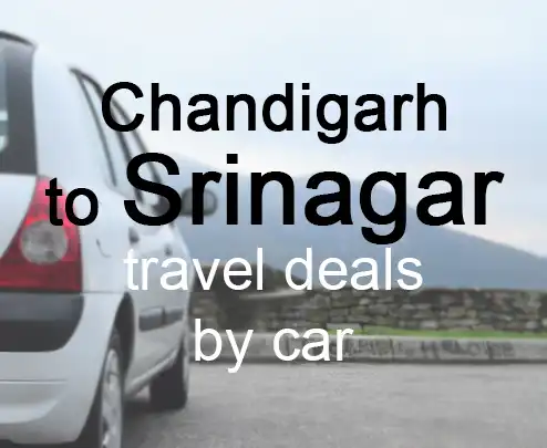 Chandigarh to srinagar travel deals by car