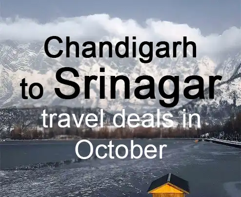 Chandigarh to srinagar travel deals in october