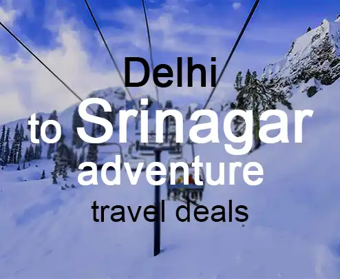 Delhi to srinagar adventure travel deals
