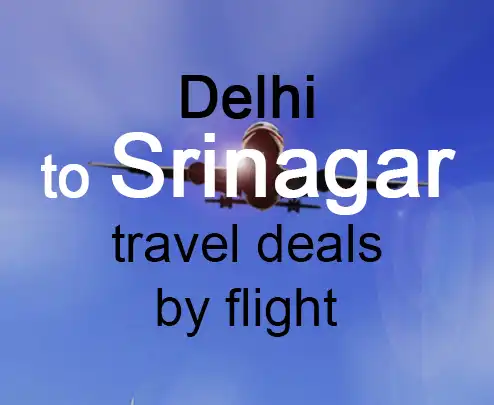 Delhi to srinagar travel deals by flight