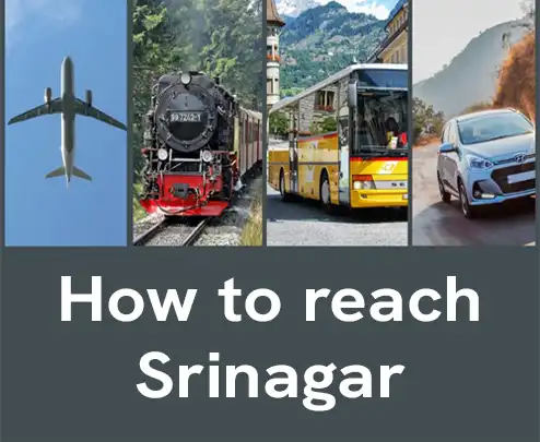 how to reach Srinagar
