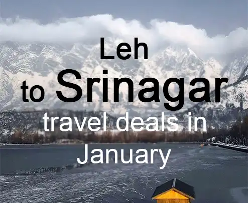 Leh to srinagar travel deals in january