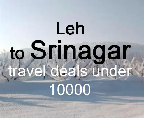 Leh to srinagar travel deals under 10000