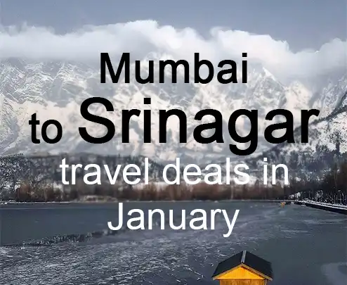 Mumbai to srinagar travel deals in january